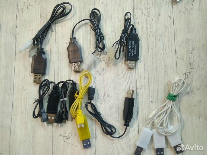 Зарядные USB шнуры для радиоуправляемых игрушек