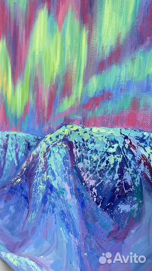 Картина авторская маслом на холсте 50х80 см