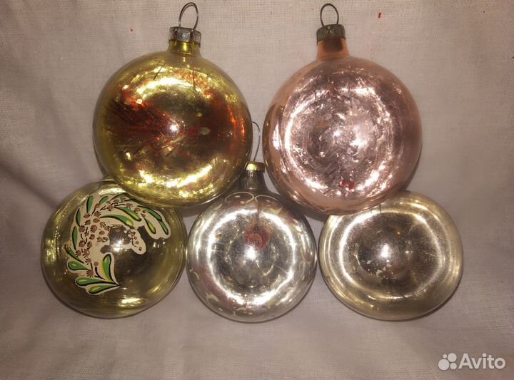 Ёлочные игрушки Шары СССР