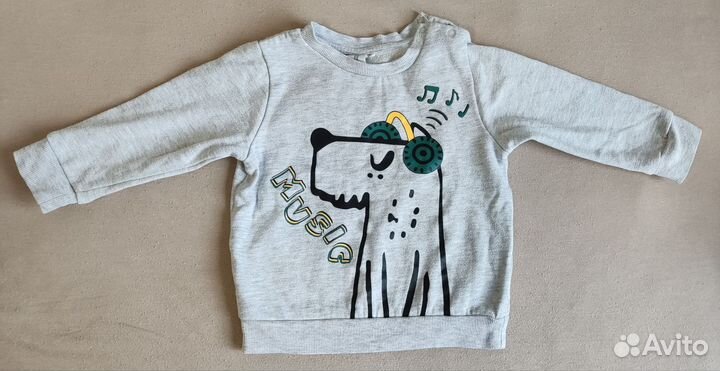 Толстовка худи свитшот для мальчика 80 86