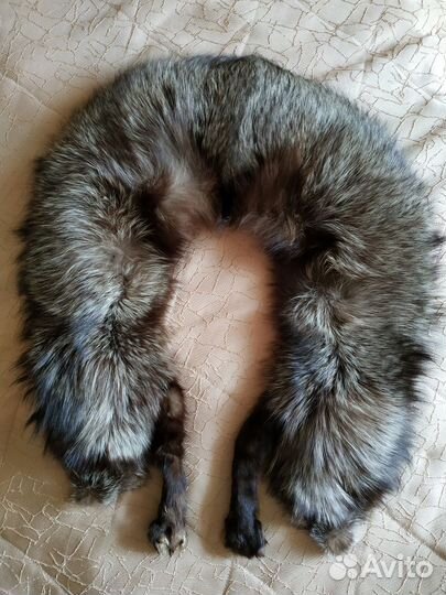 Меховая горжетка из чернобурки