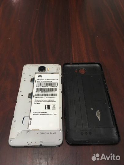 Смартфон huawei CUN-U29 на запчасти