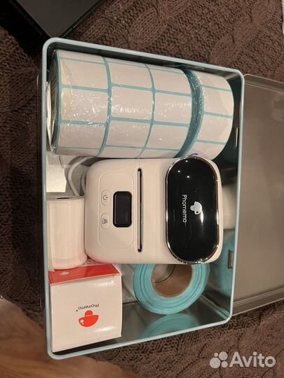 Термопринтер для печати этикеток phomemo