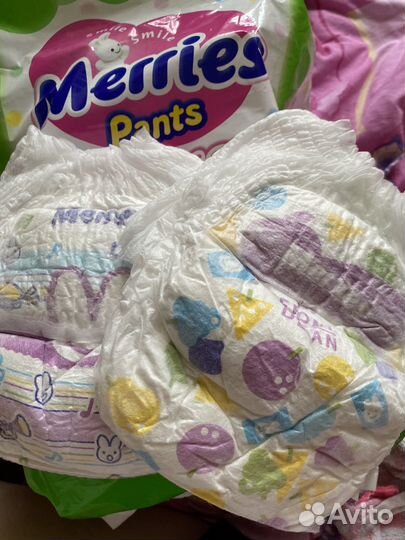 Трусики- подгузники Merries Pants M 7-12 kg-22 шт