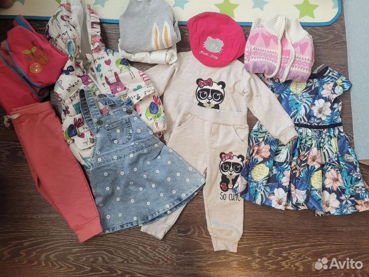 Вещи пакетом на девочку 92 98