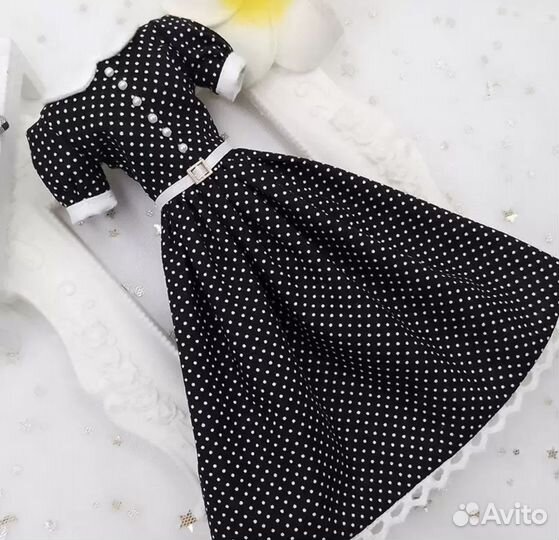 Платье для барби ручной работы