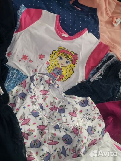 Пакет вещей на девочку 4-6 лет
