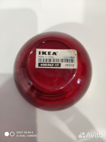 Подсвечники IKEA стекло