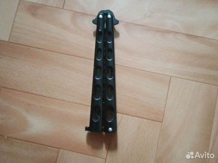 Нож бабочка (тренировочная)в черном цвете