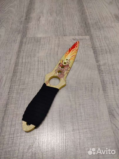 Деревянный нож скелетный из CS GO