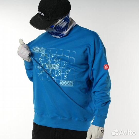 Свитшот cavempt голубой