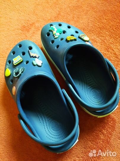 Сабо crocs на мальчика 34-35