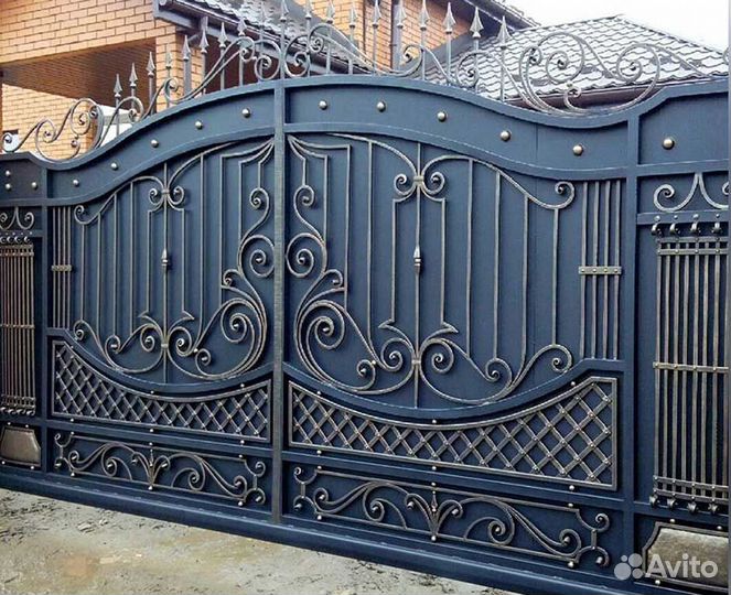 Кованые ворота беспроцентная рассрочка