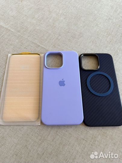 Чехол на iPhone 14 pro max kzodoo kevlar карбон