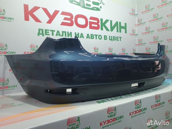 Бампер задний Nissan Almera G15 dark blue RAQ