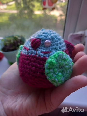 Попугайчик ручная работа