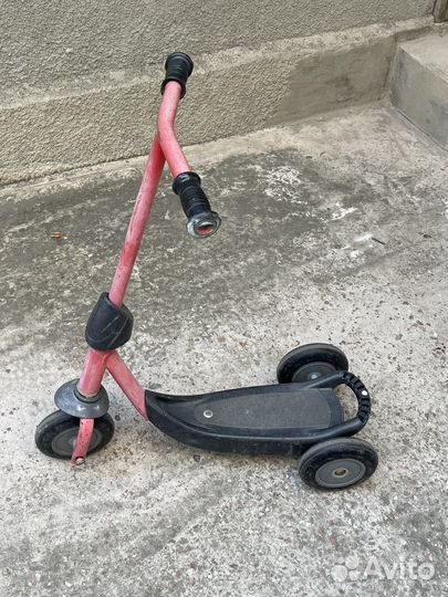Самокат детский трехколесный бу