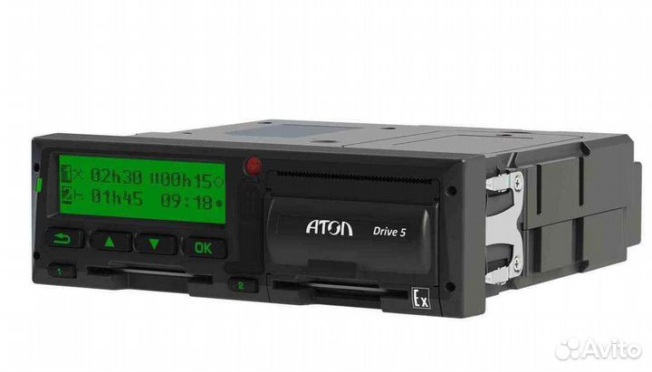 Тахограф Atol 5 Drive с установленным скзи