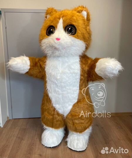 Костюм, надувная ростовая кукла Кот 2м