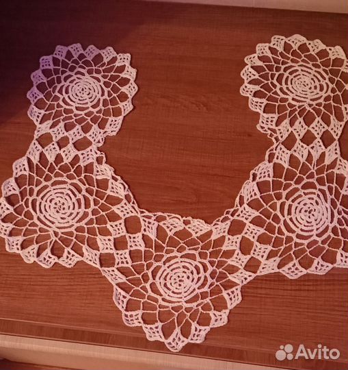 Кружевные воротнички крючком