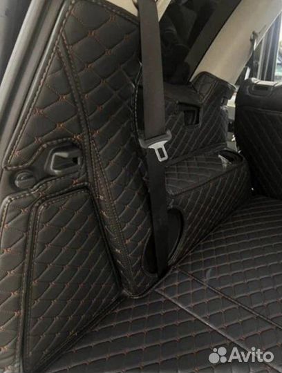 3Д коврики из экокожи KIA mohave 2021