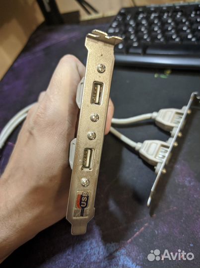 USB 2.0 на заднюю панель компьютера