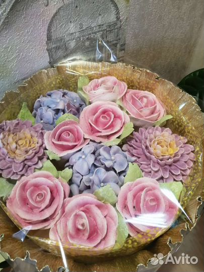 Сладкий букет из зефира Зефирный букет