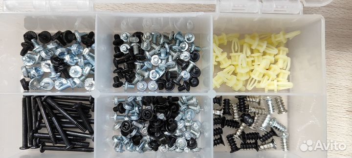 Комплект крепежа для пк - винтики,болты,стяжки