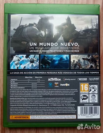 Call of Duty: Ghosts Xbox One eng