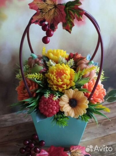 Букеты из мыла ручной работы