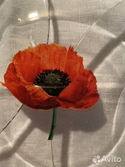 Тарелки с маком