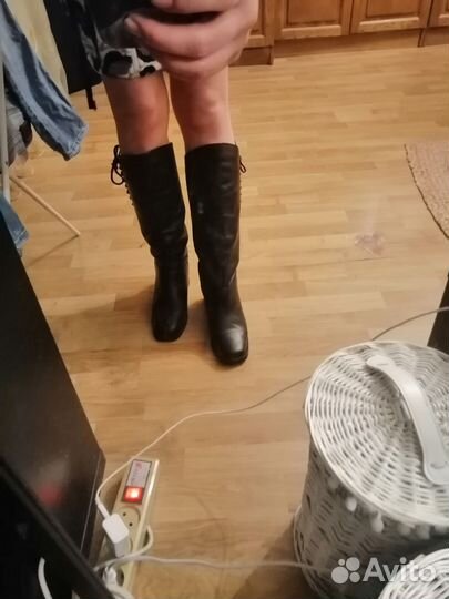 Сапоги женские зимние 35.5р., натур. кожа
