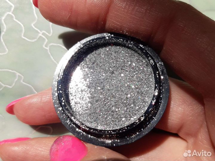 Светоотражающие блёстки для дизайна ногтей