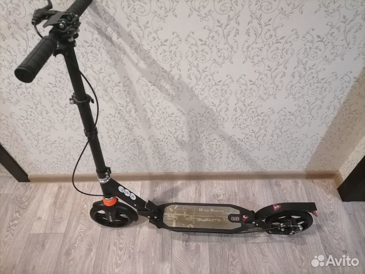 Самокат взрослый с дисковыми тормозами