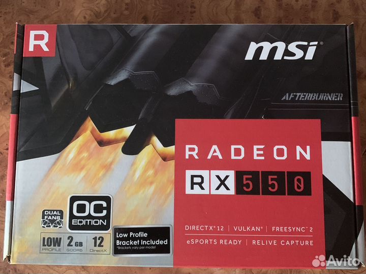 Radeon RX 550 2gb dual fans