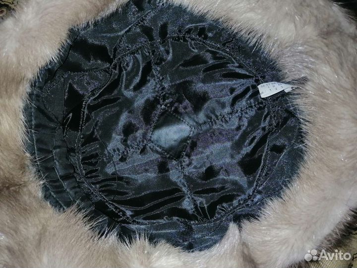 Норковая шапка мужская