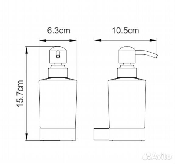 Дозатор для жидкого мыла Sauer K-7999