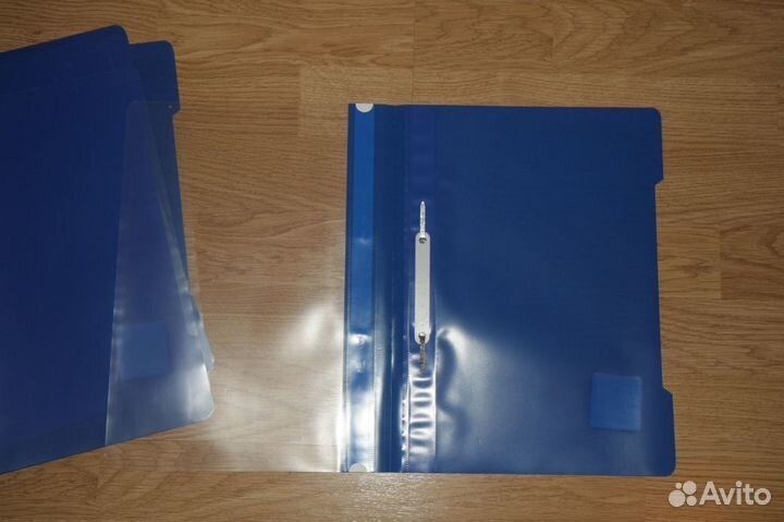 Скоросшиватель пластиковый. 7 штук