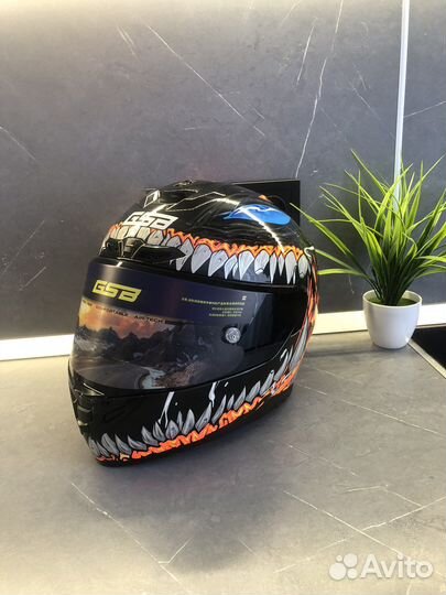 Мотошлем GSB S 361 bixer (новый) Оригинал