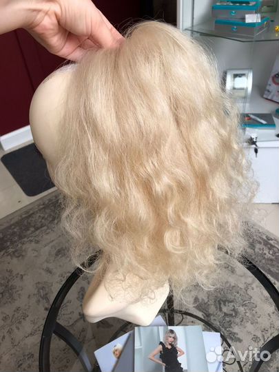 Шиньон из натуральных волос