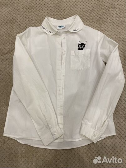 Рубашка белая школьная