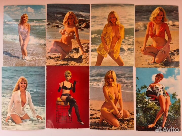 Коллекция открыток девушки Новые 369 шт