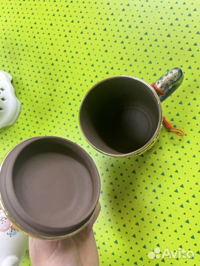 Кружка с крышкой 