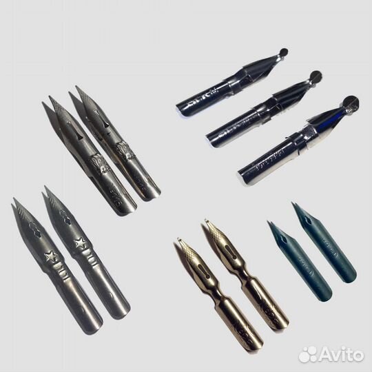 Перья разные металические