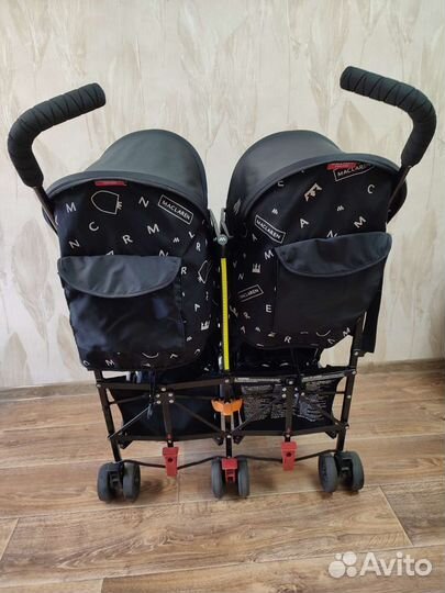 Коляска трость для двойни