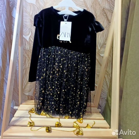 Новогоднее платье для девочки 4-5 лет