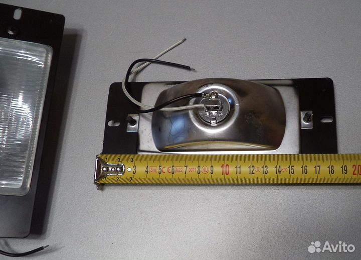 Фары дополнительные птф прямоугольные 185мм на 75м