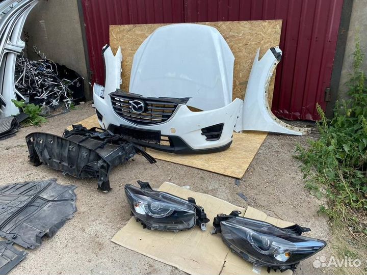 Ноускат белый Мазда сх-5, 1 поколение рестайлинг