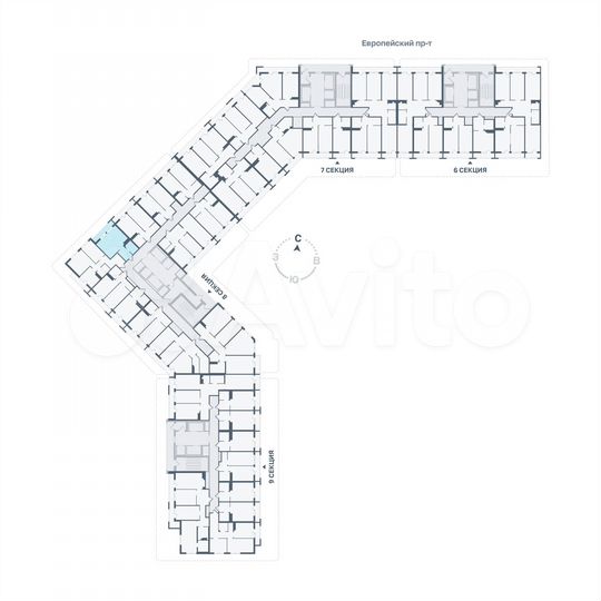 Квартира-студия, 27,3 м², 9/22 эт.