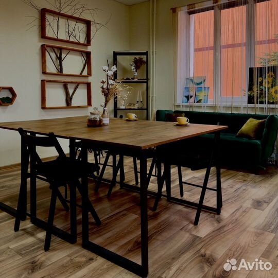 Почасовая аренда помещения. Чай/кофе бесплатно